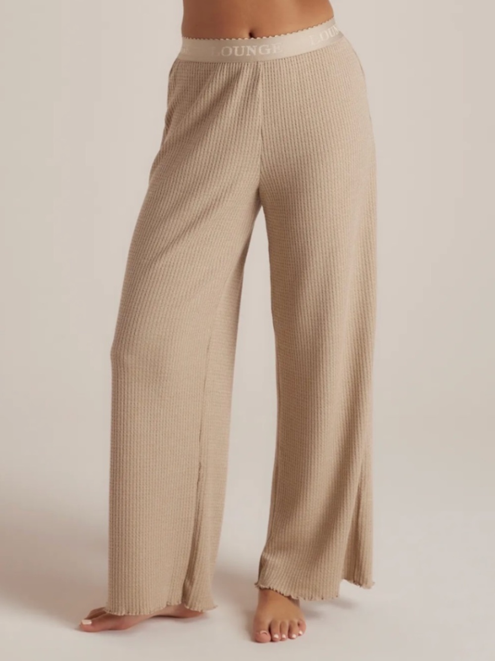 Lounge Soft Waffle Pajama Pants - Like New, Size M